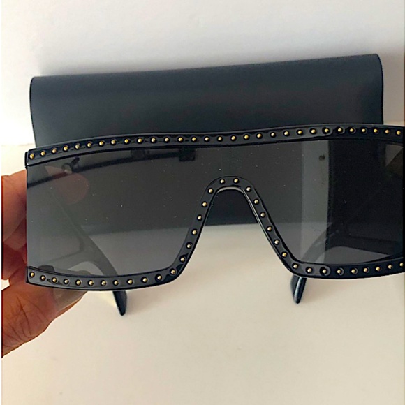 Moschino 99mm Shield Sunglasses main image 8